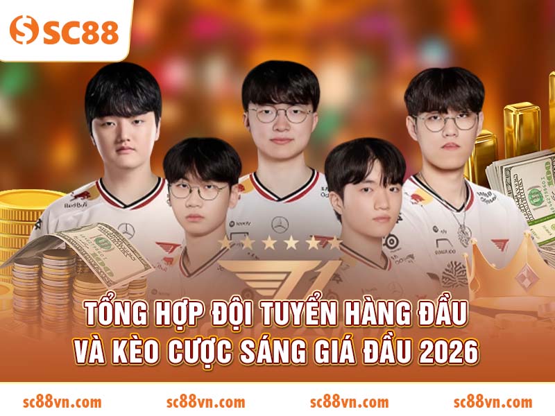 Tổng hợp đội tuyển hàng đầu và kèo cược sáng giá đầu 2026